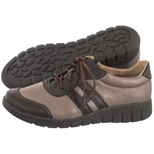 Zdjęcie produktu Półbuty Brązowe 459 085.63 (HE37-a) Helios