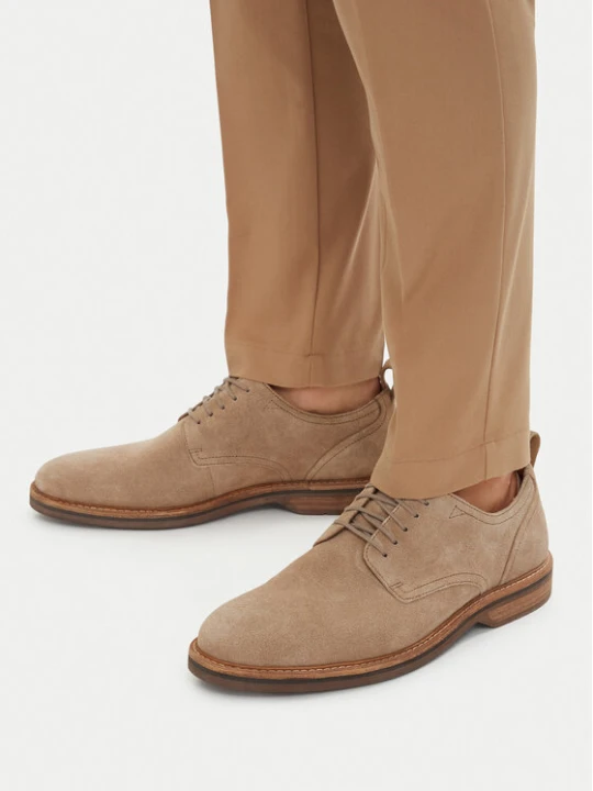 Zdjęcie produktu Półbuty Clarks Aldwin Lace 26186449 Szary