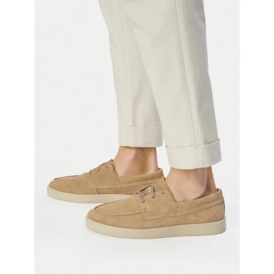 Zdjęcie produktu Półbuty Clarks Lockford Boat 26186187 Beżowy