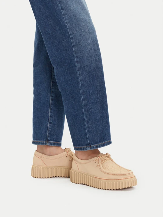 Zdjęcie produktu Półbuty Clarks Torhill Bee 26181191 Écru Kremowy