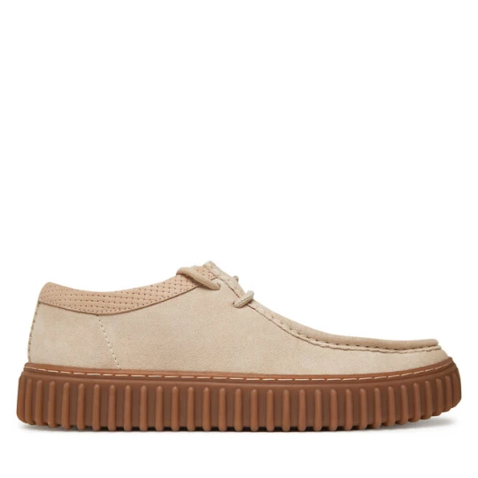 Zdjęcie produktu Półbuty Clarks Torhill Low 26180906 Écru Kremowy