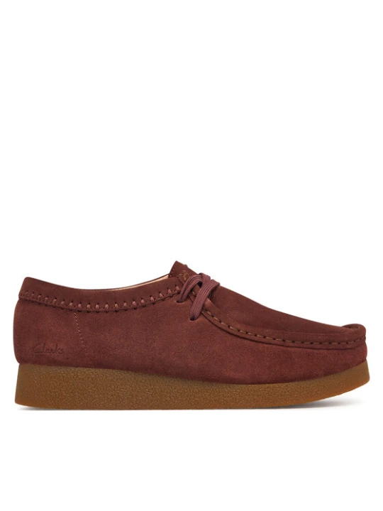 Zdjęcie produktu Półbuty Clarks WallabeeEVOSh 26329301 Bordowy