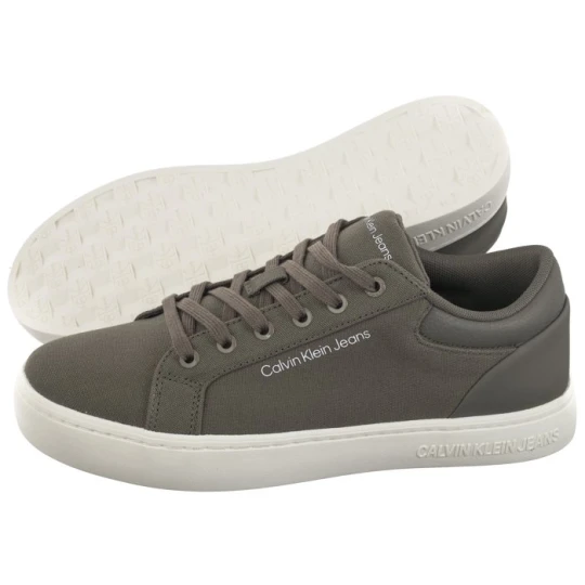 Zdjęcie produktu Półbuty Classic Cupsole Low Lth In Dc Dusty Olive/Bright White YM0YM00976 0IH (CK495-b) Calvin Klein