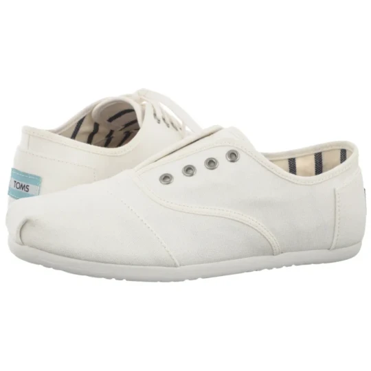 Zdjęcie produktu Półbuty Cordones Plus White Canvas 10023129 (TS57-a) Toms