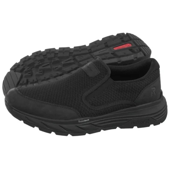 Zdjęcie produktu Półbuty Czarne 06152-00 Black (RI360-a) Rieker