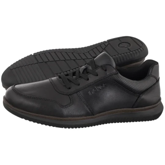 Zdjęcie produktu Półbuty Czarne 10407-00 Black (RI406-a) Rieker
