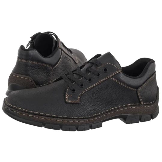 Zdjęcie produktu Półbuty Czarne 12204-00 Black (RI415-a) Rieker