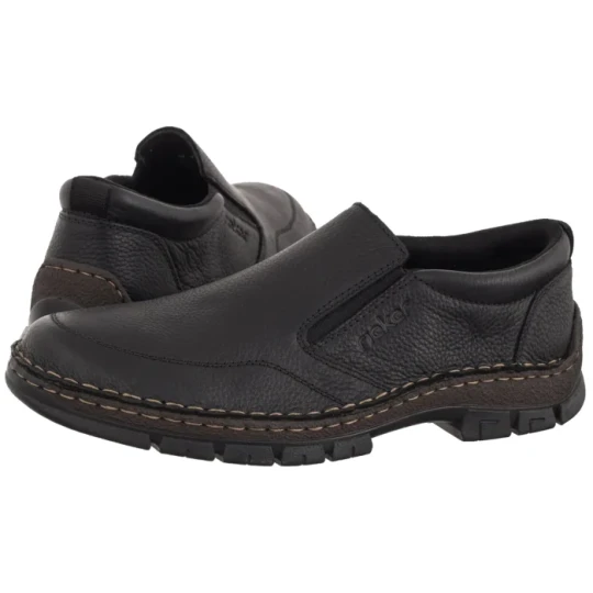 Zdjęcie produktu Półbuty Czarne 12253-00 Black (RI418-a) Rieker