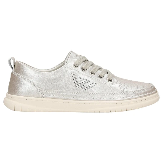 Zdjęcie produktu Złote trampki damskie z linii comfort 46265-58 Wojas