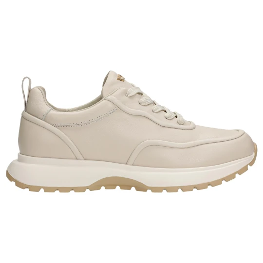 Zdjęcie produktu Beżowe skórzane sneakersy damskie 46388-54 Wojas