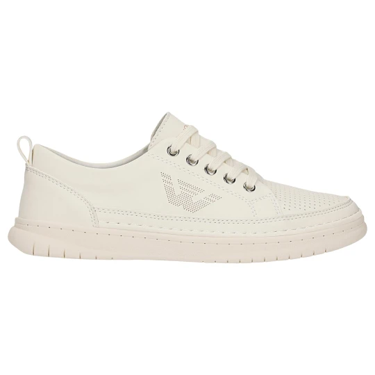 Zdjęcie produktu Beżowe trampki damskie z linii comfort 46265-54 Wojas