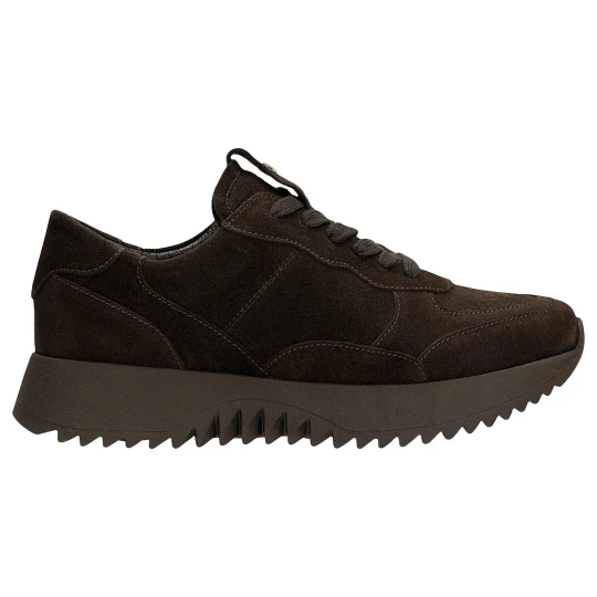 Zdjęcie produktu Czekoladowe sneakersy damskie na masywnej podeszwie 46412-62 Wojas