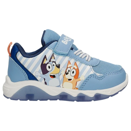 Zdjęcie produktu Niebieskie sneakersy dziecięce bluey i chilli ze swiecaca podeszwa Bartek 87037-16