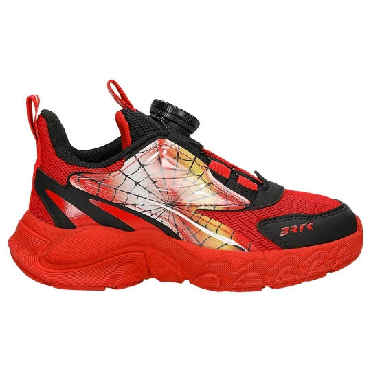 Zdjęcie produktu Czerwone sneakersy chłopięce z zapięciem na pokretlo Bartek 87015-15
