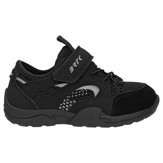 Zdjęcie produktu Czarne sneakersy barefoot z elastycznymi sznurowadlami Bartek 87023-11