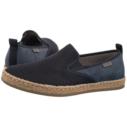 Zdjęcie produktu Półbuty Granatowe B2661-14 Blue (RI396-a) Rieker