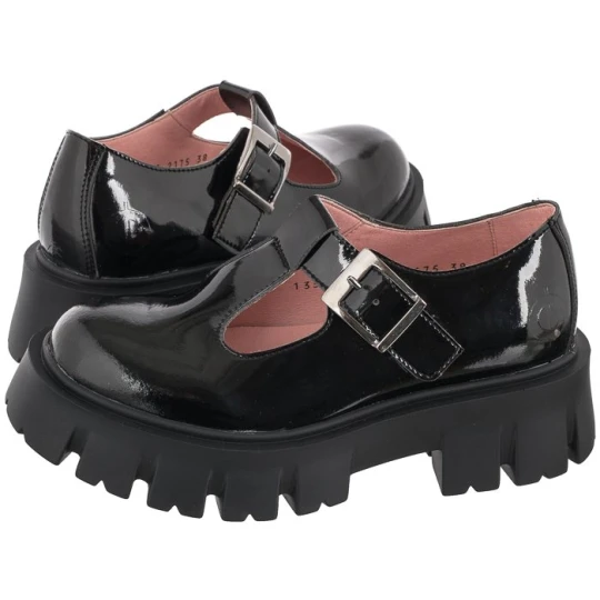 Zdjęcie produktu Półbuty Jane Vegan Black Patent (AL88-b) Altercore