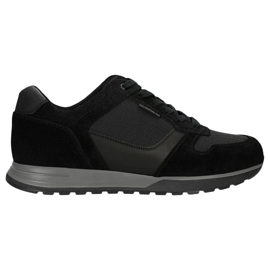 Zdjęcie produktu Czarne męskie sneakersy z łączonych materialow 10243-81 Wojas