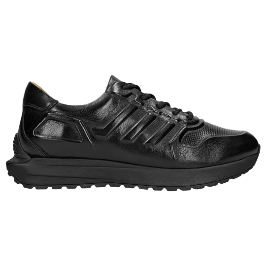 Zdjęcie produktu Czarne awangardowe sneakersy męskie 10230-51 Wojas