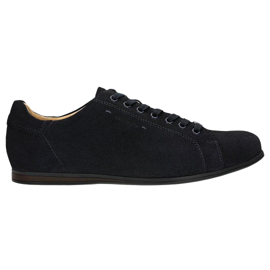 Zdjęcie produktu Granatowe sneakersy męskie z dwoiny welurowej 8071-66 Wojas