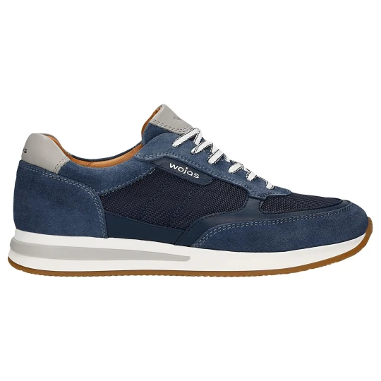 Zdjęcie produktu Granatowe sneakersy męskie z szarymi wstawkami 10298-86 Wojas