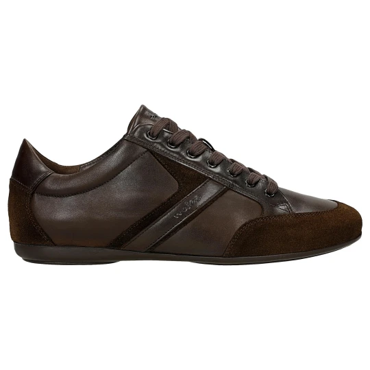 Zdjęcie produktu Brązowe sneakersy męskie na cienkiej podeszwie 10325-72 Wojas