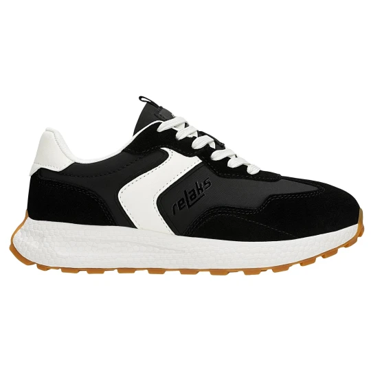 Zdjęcie produktu Czarno białe sneakersy relaks r 46175-11