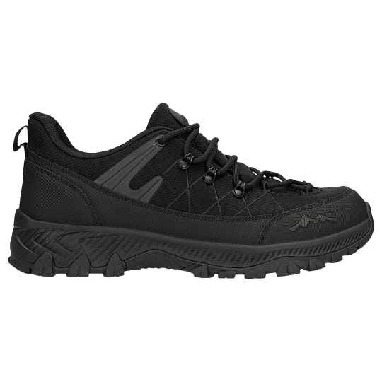 Zdjęcie produktu Czarne niskie trekkingi relaks z membrana nano tex r 34204-41