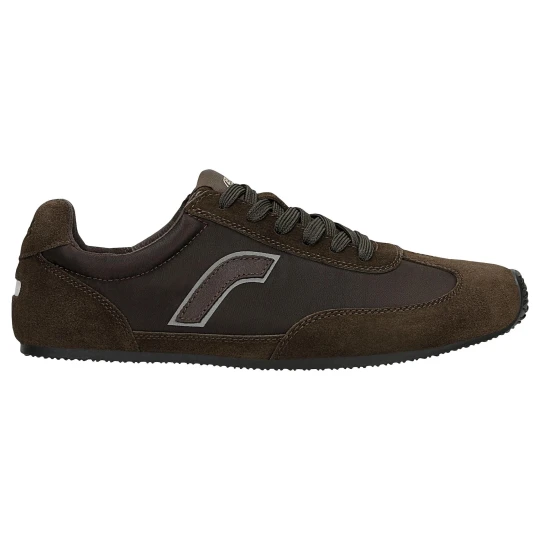 Zdjęcie produktu Czekoladowe sneakersy barefoot na cienkiej podeszwie relaks r 34209-82
