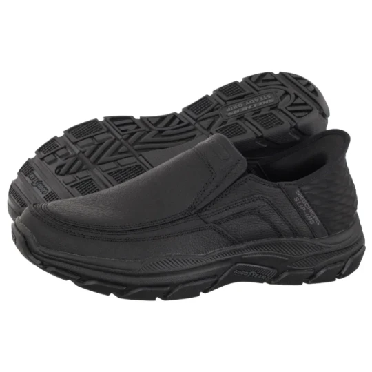 Zdjęcie produktu Półbuty Respected Elgin Slip-Ins Black 204810 / BBK (SK382-a) Skechers