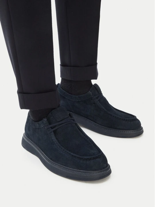 Zdjęcie produktu Półbuty Tommy Hilfiger Comfort Nubuck Moc Toe Shoe FM0FM05975 Granatowy