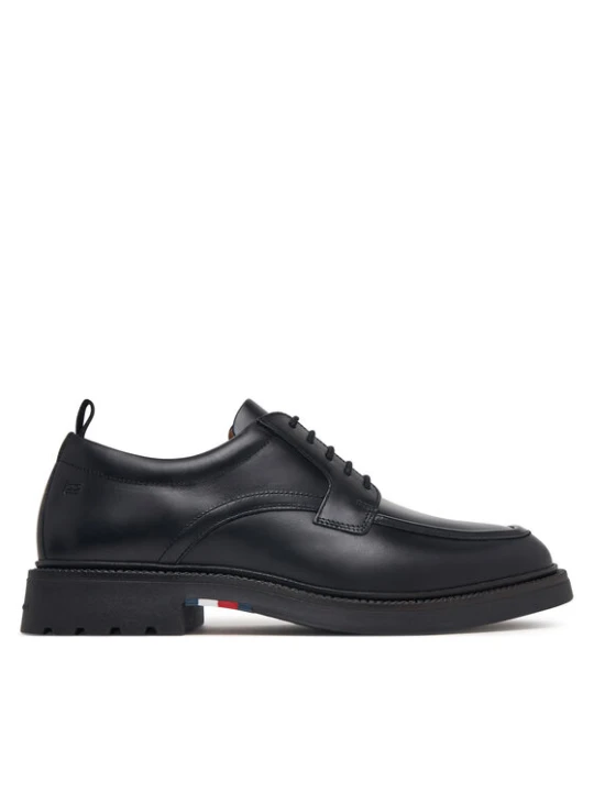 Zdjęcie produktu Półbuty Tommy Hilfiger Corporate Casual Lth Deck Shoe FM0FM05979 Czarny