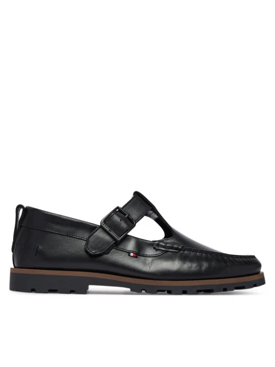 Zdjęcie produktu Półbuty Tommy Hilfiger Hilfiger Light Lth Buckle Loafer FM0FM05846 Czarny