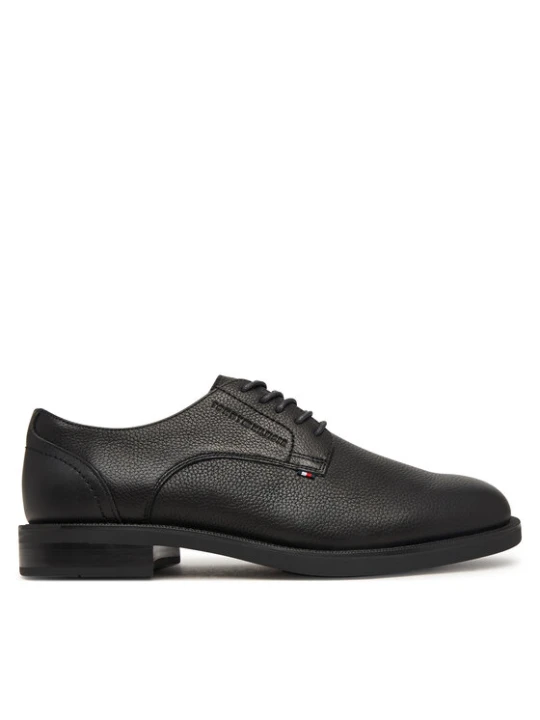 Zdjęcie produktu Półbuty Tommy Hilfiger Lth Mix Dress Hilfiger Shoe FM0FM06086 Czarny
