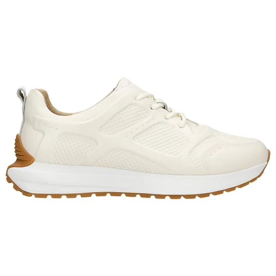 Zdjęcie produktu Beżowe sneakersy damskie z ozdobnymi tloczeniami 46329-54 Wojas