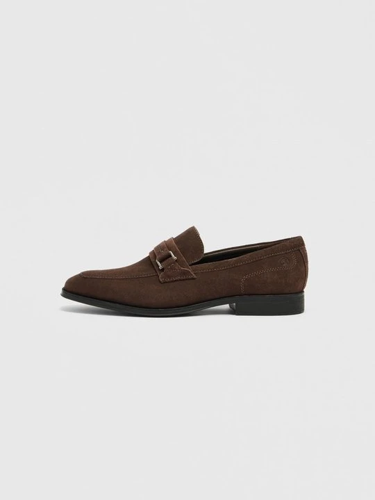 Zdjęcie produktu Półbuty wsuwane Clarks ciemnobrązowy