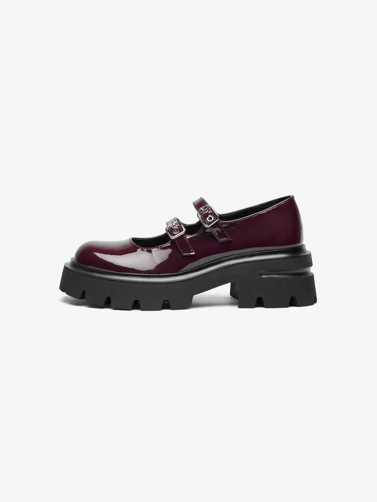 Zdjęcie produktu Półbuty wsuwane Even&Odd Wide Fit By Zalando ciemnoczerwony