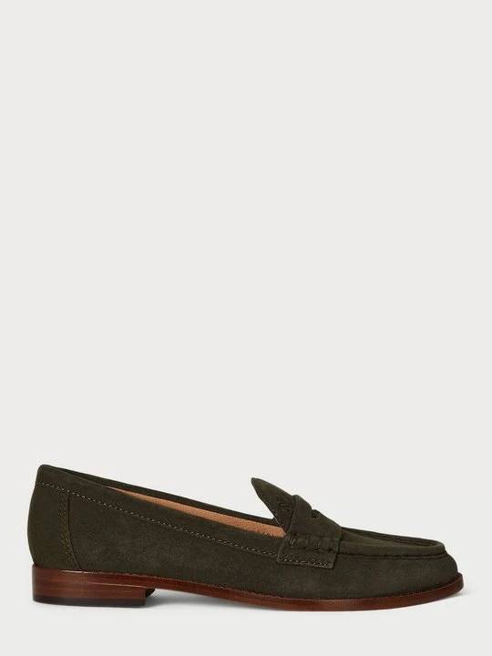 Zdjęcie produktu Półbuty wsuwane Lauren Ralph Lauren ciemnozielony