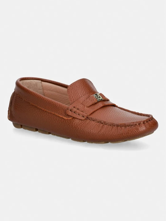 Zdjęcie produktu Pollini mokasyny skórzane brązowy