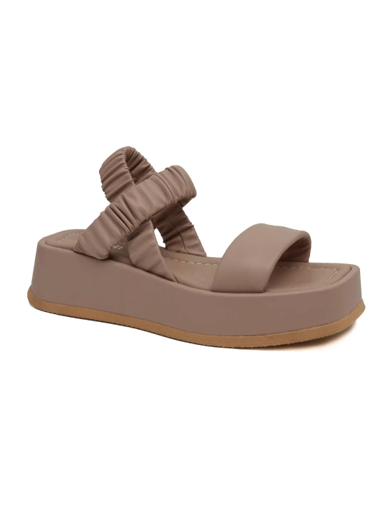 Zdjęcie produktu Pollini Sandały | z dodatkiem skóry brązowy