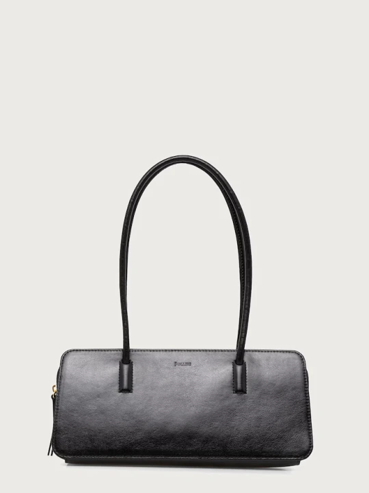 Zdjęcie produktu Pollini torebka bagietka damska skórzana czarny