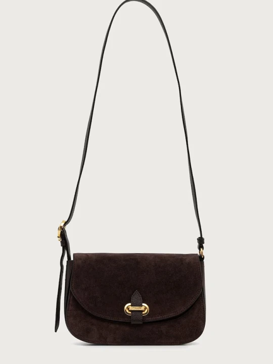 Zdjęcie produktu Pollini torebka crossbody damska skórzana brązowy