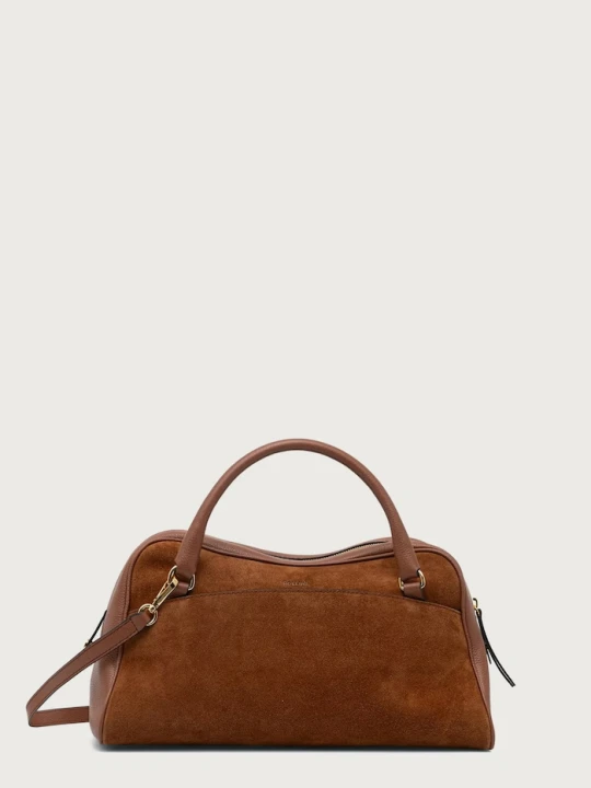 Zdjęcie produktu Pollini torebka crossbody damska skórzana brązowy