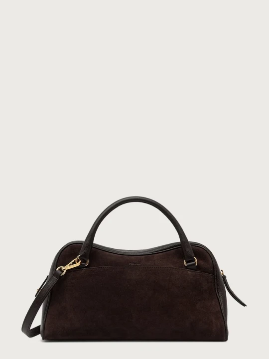 Zdjęcie produktu Pollini torebka crossbody damska skórzana brązowy
