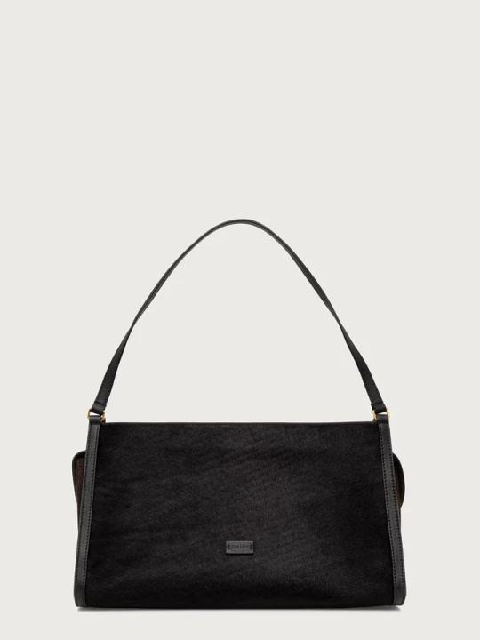 Zdjęcie produktu Pollini torebka shopper damska skórzana brązowy