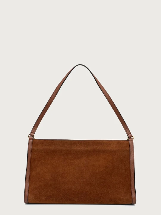 Zdjęcie produktu Pollini torebka tote damska skórzana brązowy