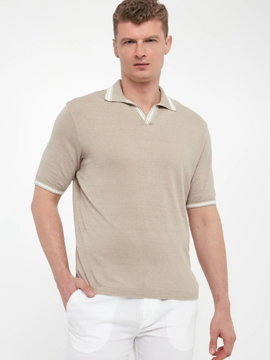 Zdjęcie produktu Polo męskie lniane PAUL&SHARK