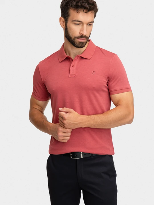 Zdjęcie produktu Polo męskie SALVATORE 01035B45GSA Giacomo Conti rozowy