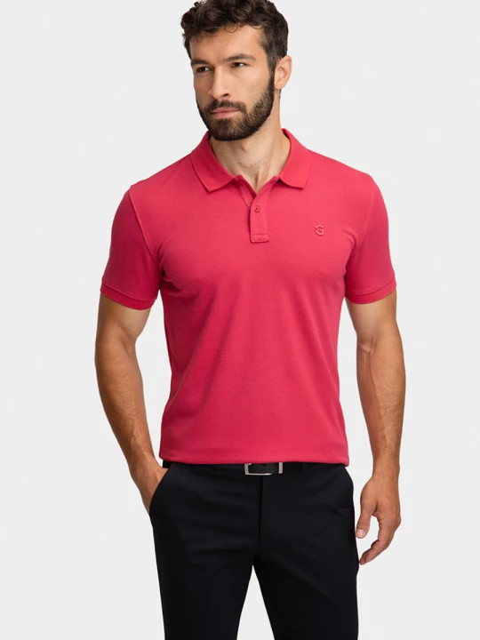Zdjęcie produktu Polo męskie SALVATORE 01035B50GSA Giacomo Conti Czerwony