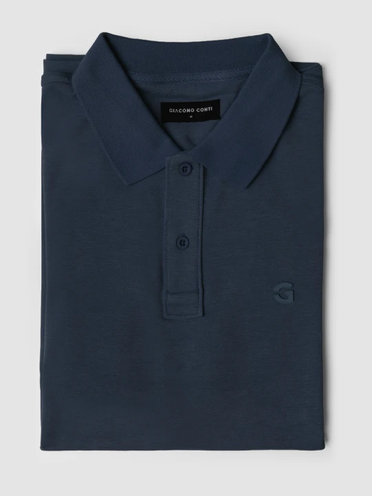 Zdjęcie produktu Polo SALVATORE 01050B75GSA Giacomo Conti granatowy